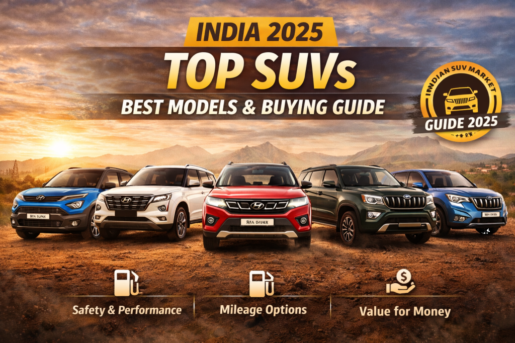 Top SUVs in India 2025: Best Models, Trends & Buying Guide