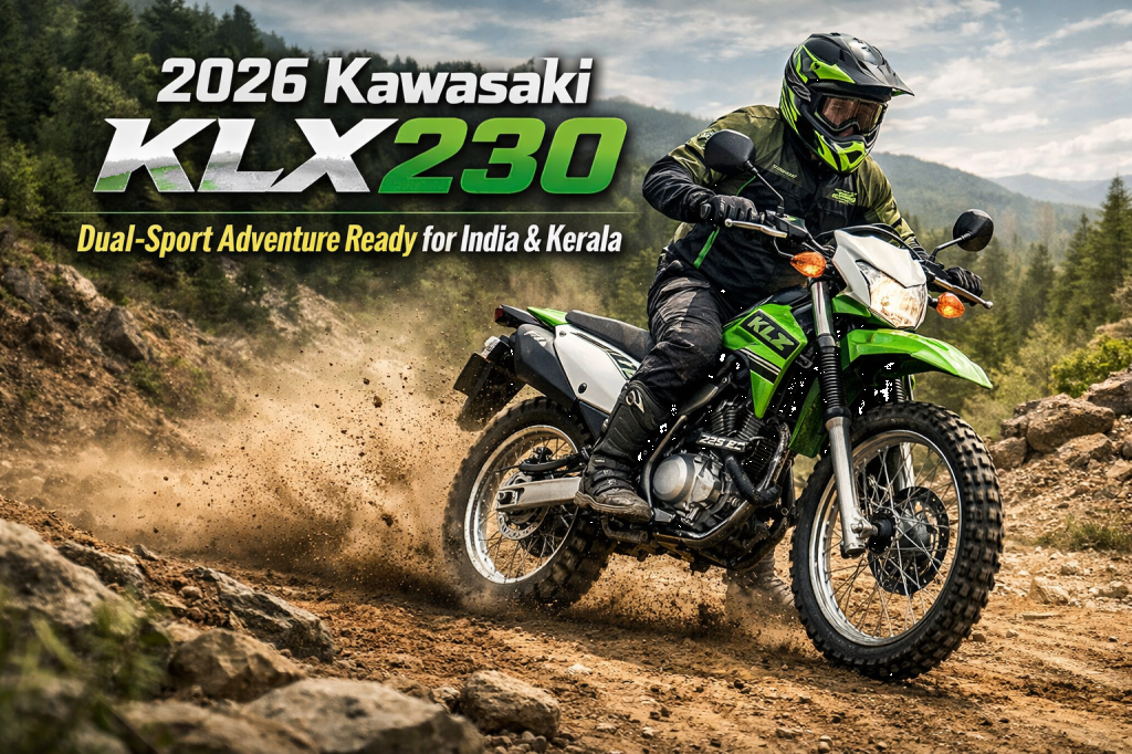 2026 Kawasaki KLX230 – The Dual‑Sport Adventure Bike Comes to India & Kerala!